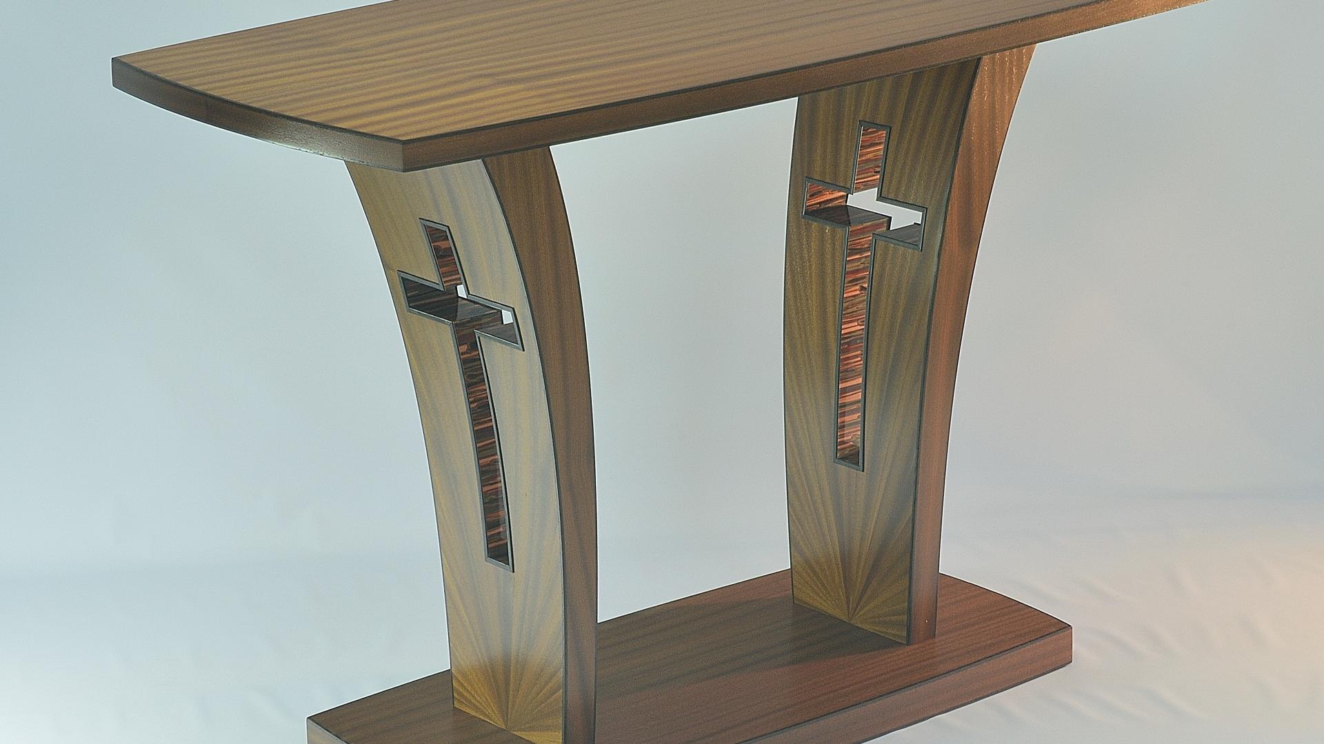 Lutheran Church Alter by Don DeDobbeleer, Fine Custom Wood Furniture